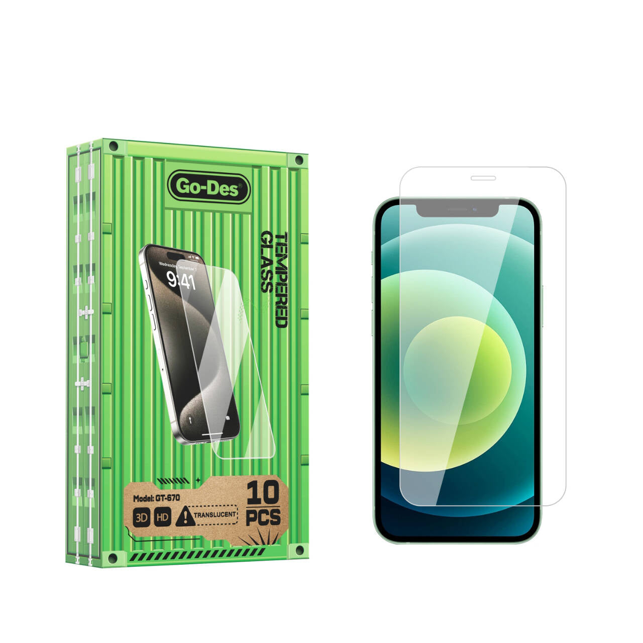 Go-Des iPhone 12 Parmak İzi Bırakmayan 9H Oleofobik Bom Glass Ekran Koruyucu Go-Des iPhone 12 Parmak İzi Bırakmayan 9H Oleofobik Bom Glass Ekran Koruyucu